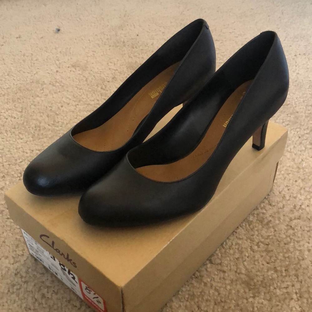 Soft cushion Leather heels